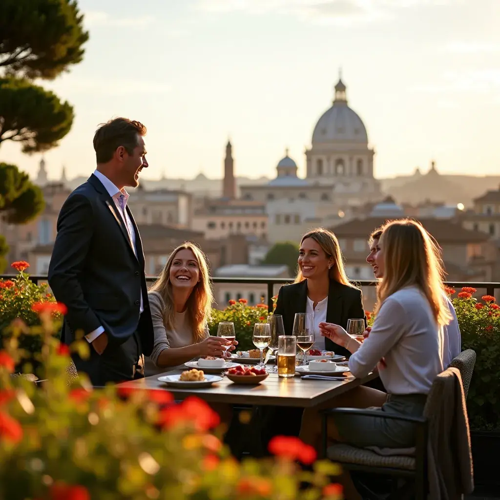 Un consulente che illustra un piano di ristrutturazione aziendale.